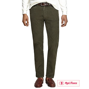 Five-Pocket Corduroys - Dark Green